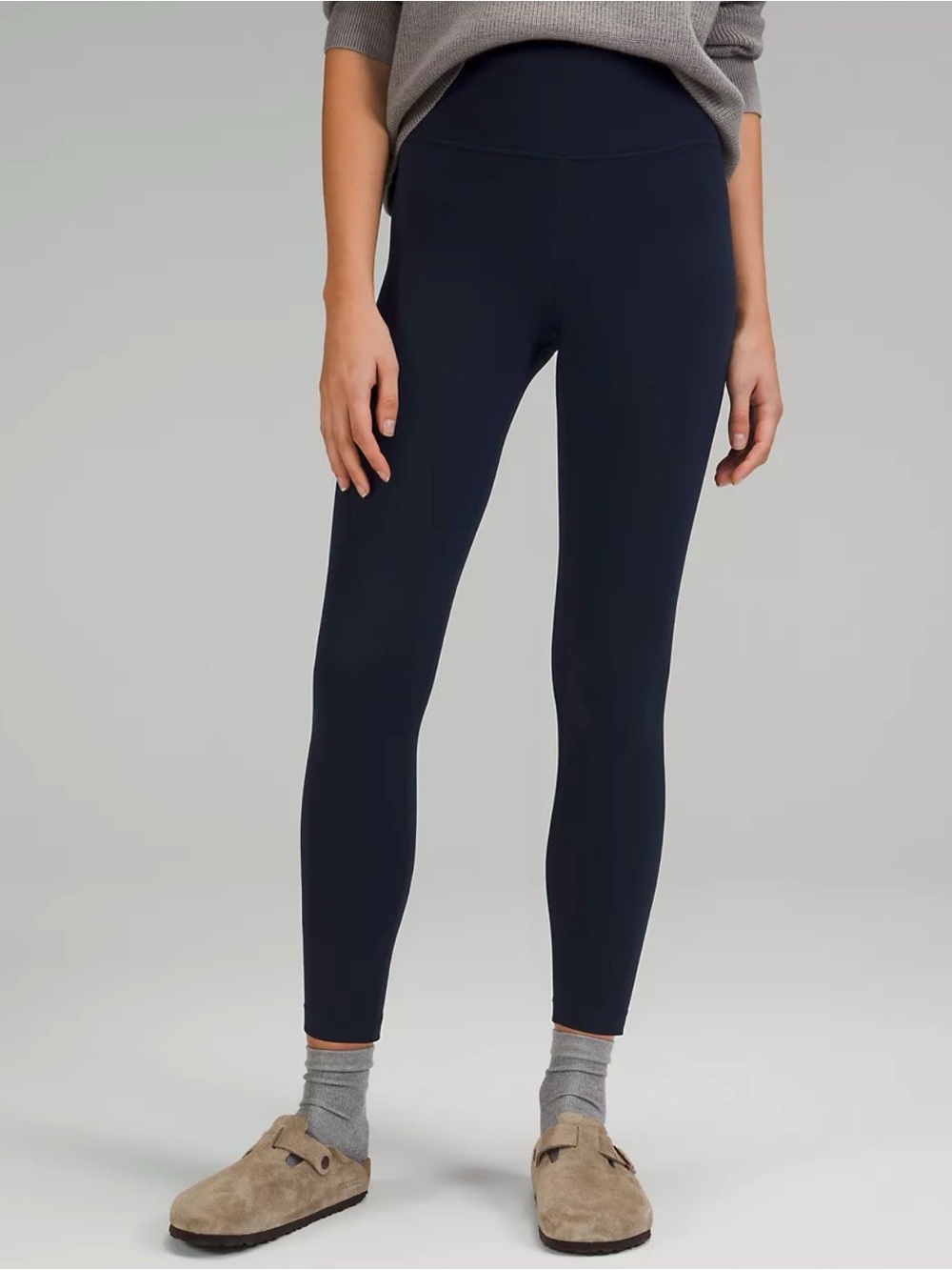 Lululemon Navy Align 25” Leggings tights - size 8